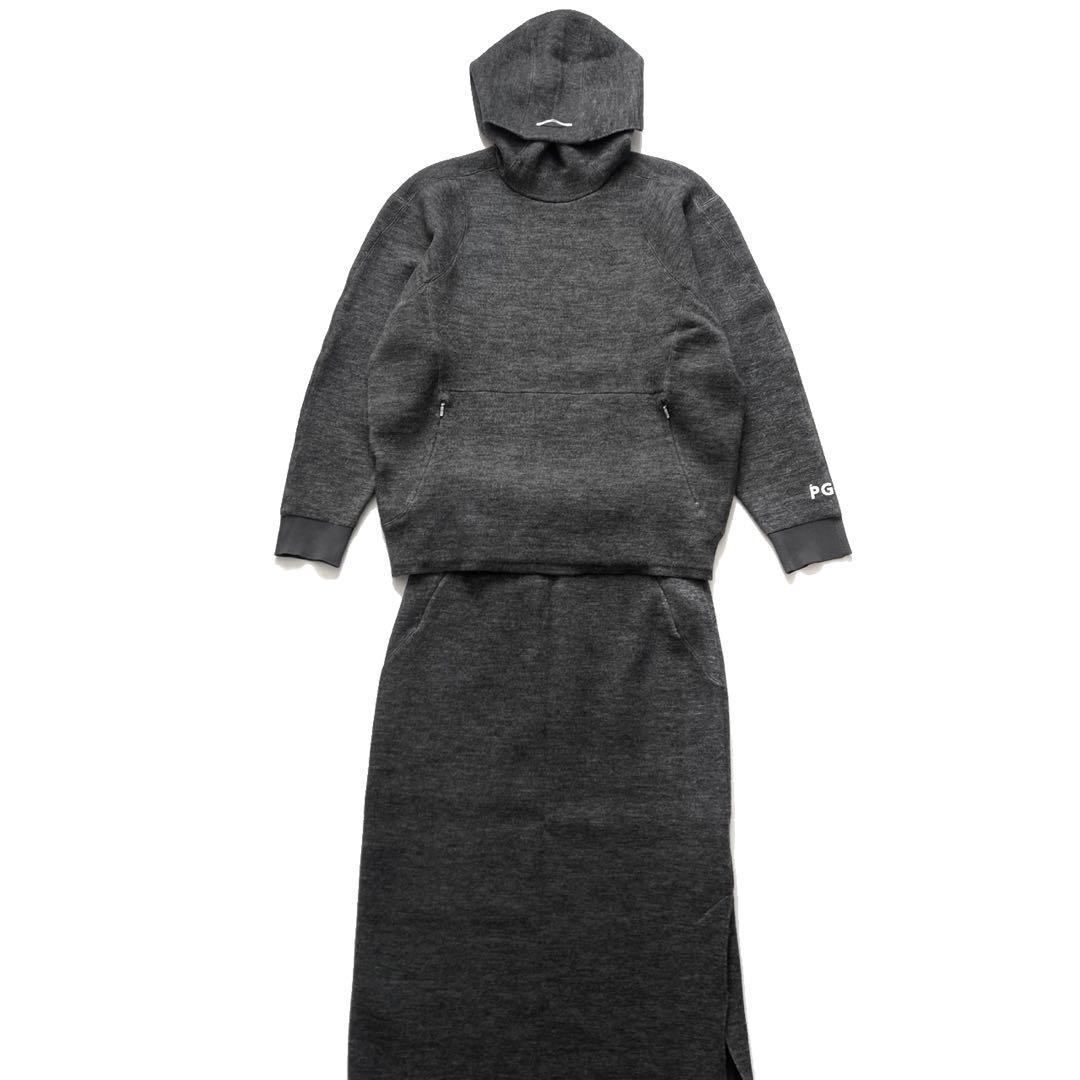 パーリーゲイツ　セットアップ　ポリエステルヤーン　ゴルフ　レディース　ニット　S