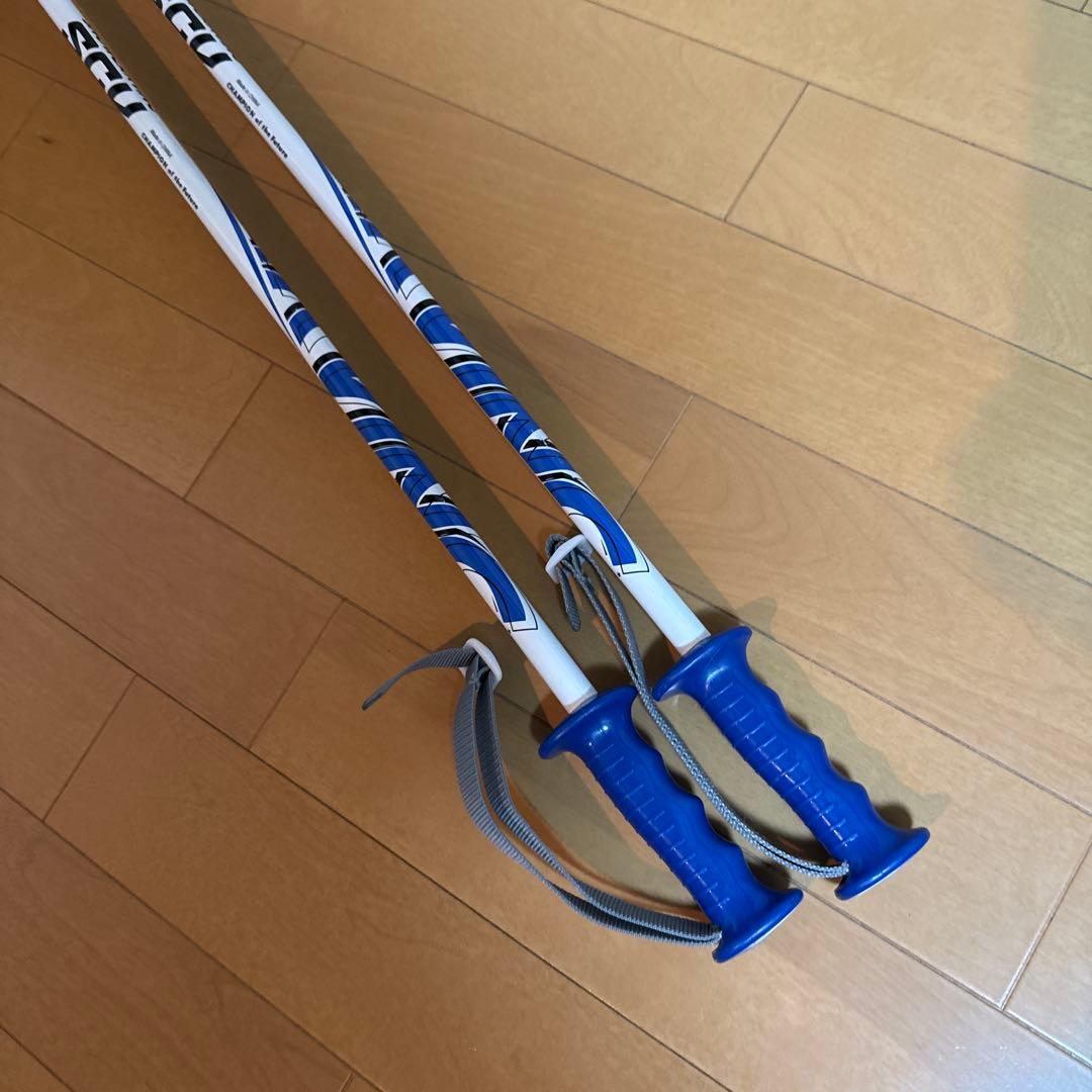 CARVING 128cm ブーツ25cm ストックセット