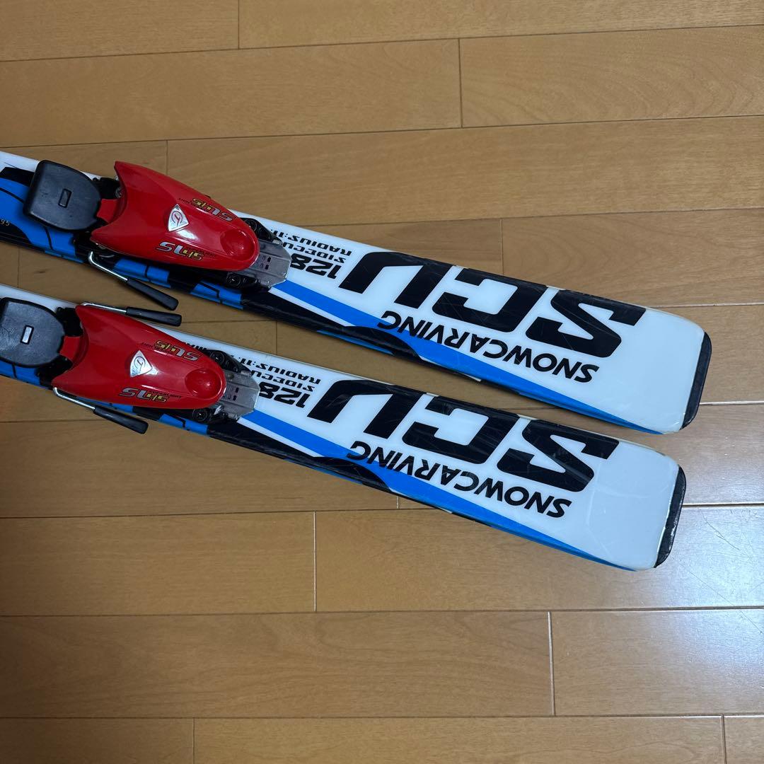 CARVING 128cm ブーツ25cm ストックセット