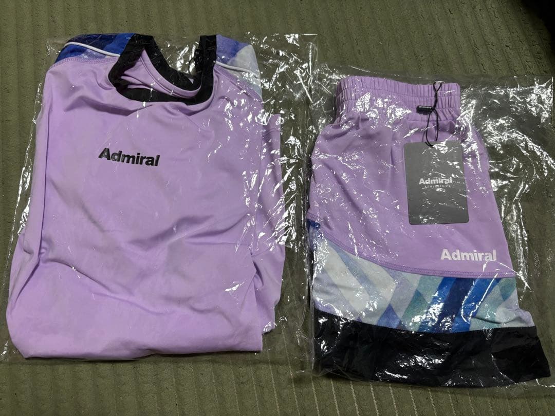 新品未使用　アドミラル　テニス　Admiral 紫 上下セット　今期モデル