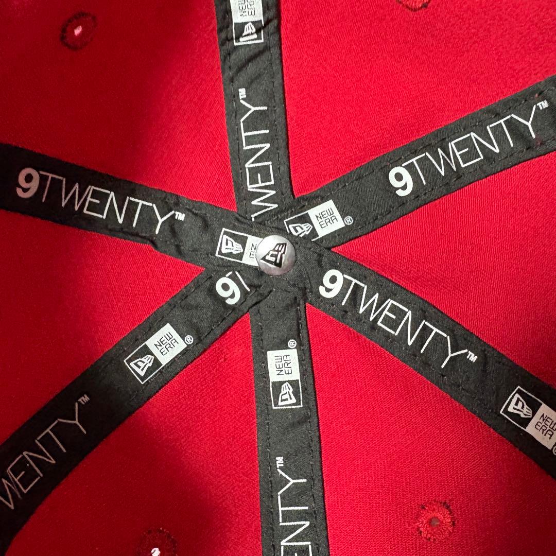 【美品】ニューエラ × 大阪近鉄バッファローズ 猛牛スモールロゴ レッド