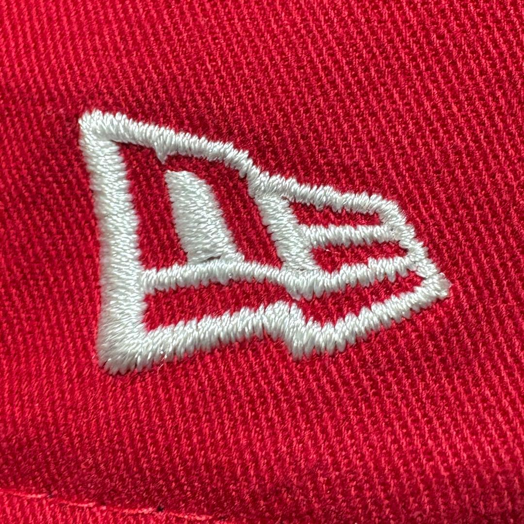【美品】ニューエラ × 大阪近鉄バッファローズ 猛牛スモールロゴ レッド