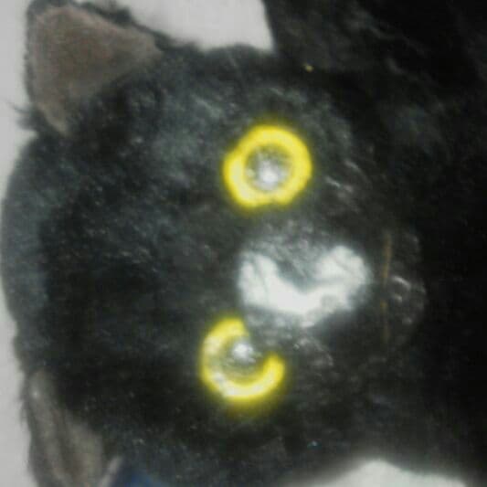 黒猫人形アンティーク調