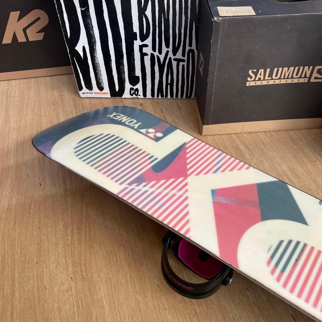 YONEX×IGNIO　4XP　良質国産　バイン付スノーボードセット　ヨネックス