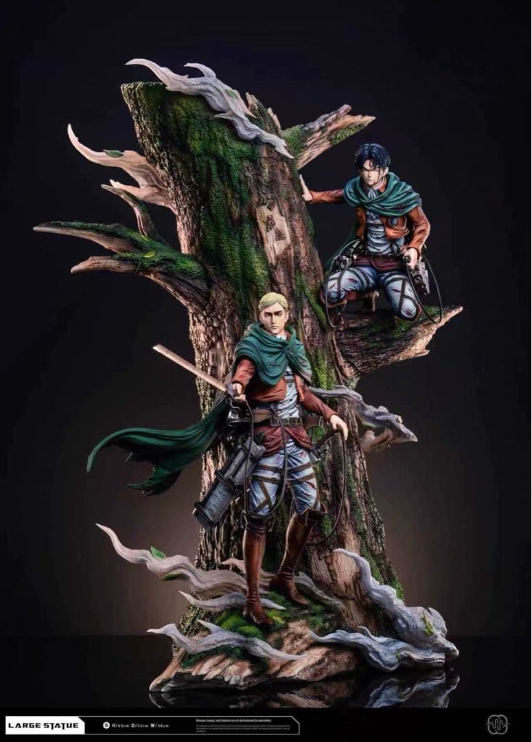 進撃の巨人 エルヴィン・スミス リヴァイ·アッカーマン フィギュアガレージキット