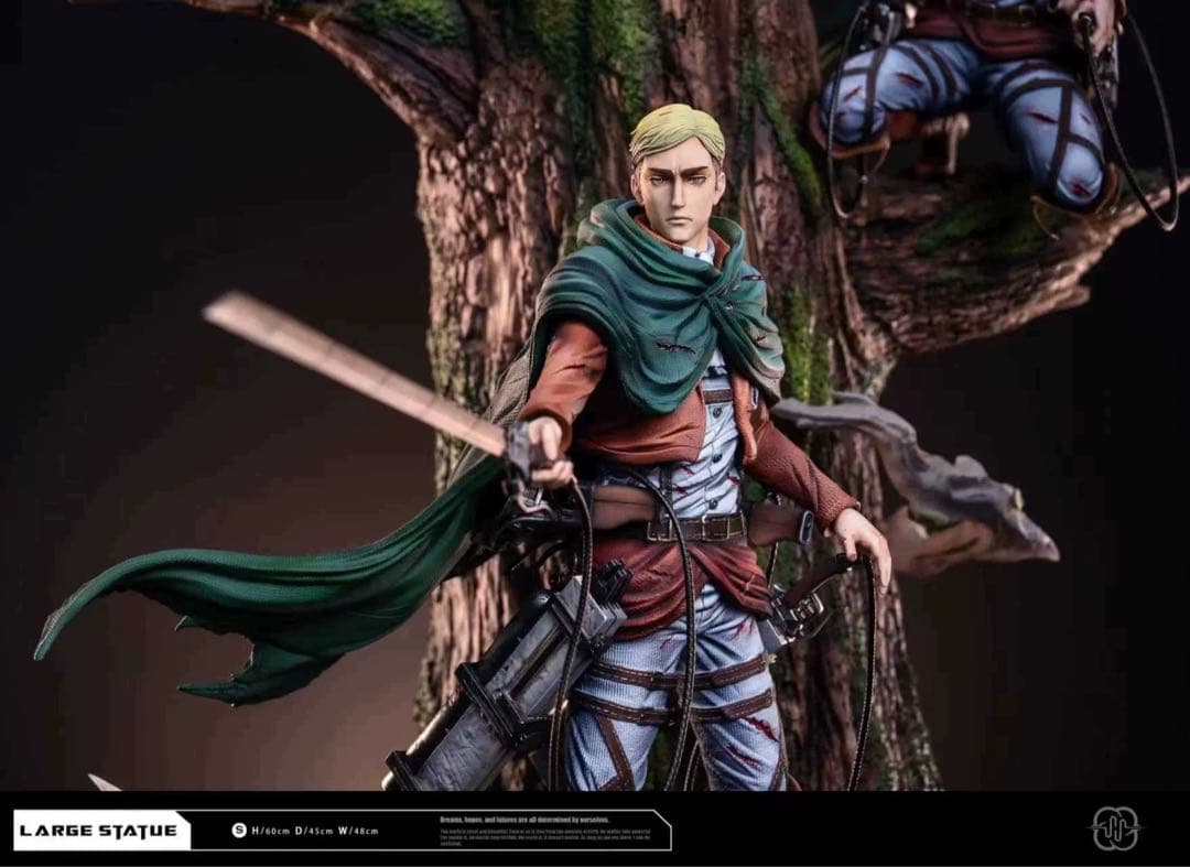 進撃の巨人 エルヴィン・スミス リヴァイ·アッカーマン フィギュアガレージキット