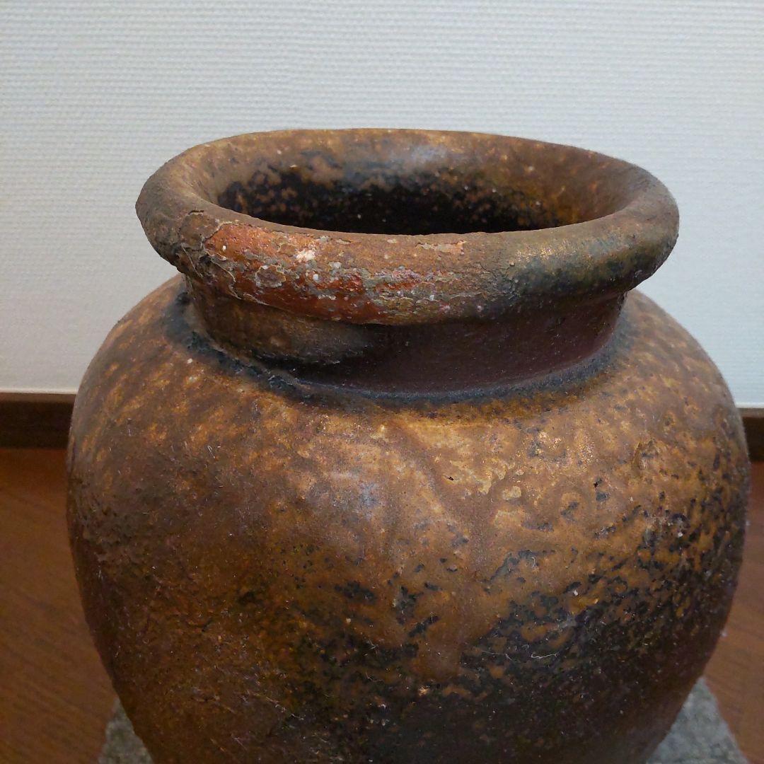 黒備前　小壺　備前焼　32