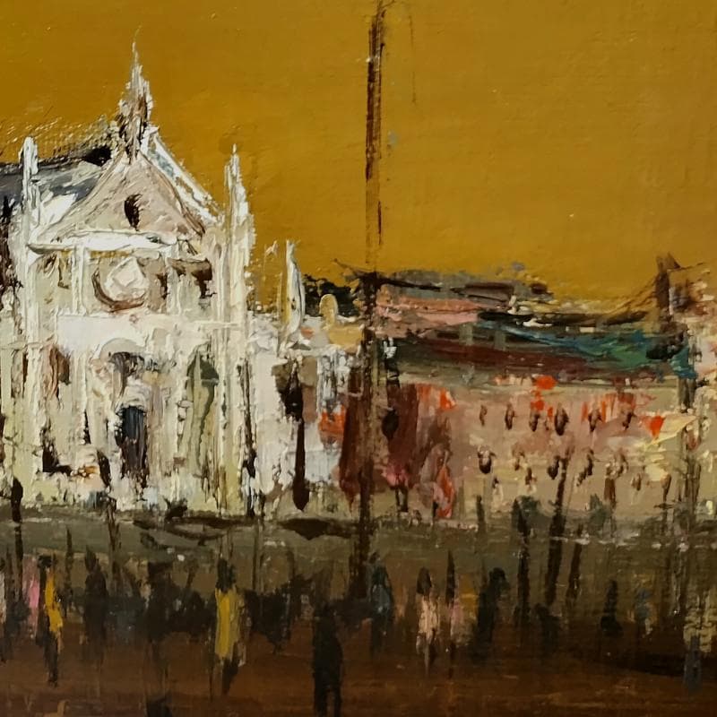 ☆熊谷善正☆「ベネチア 」油絵　F6号