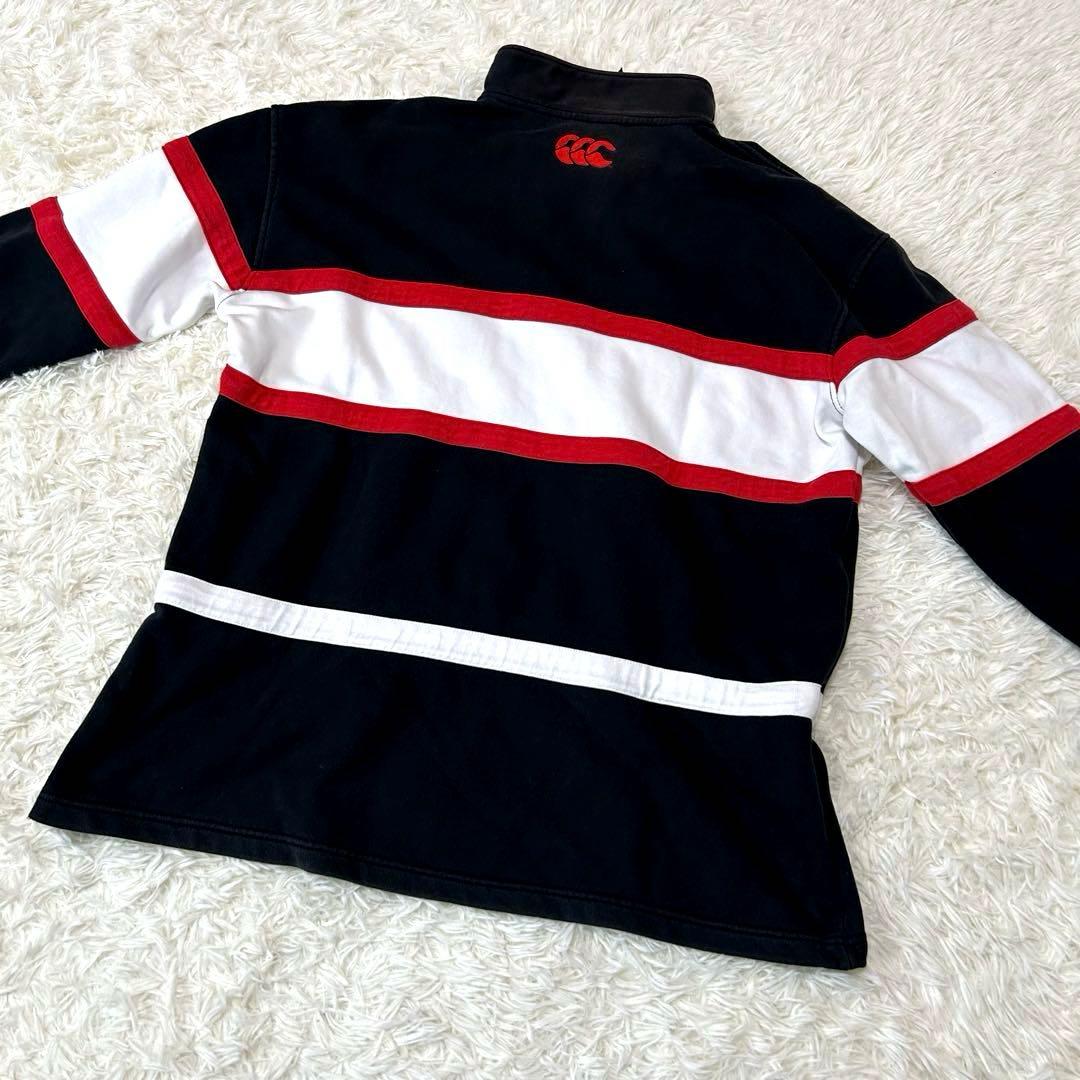 CANTERBURY カンタベリー ラグビー ハーフジップスウェット上下 XL