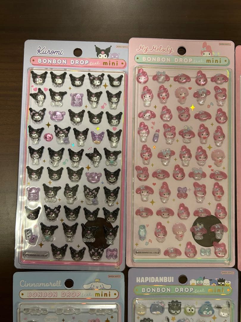 ボンボンドロップシール　サンリオmini 8種コンプセット