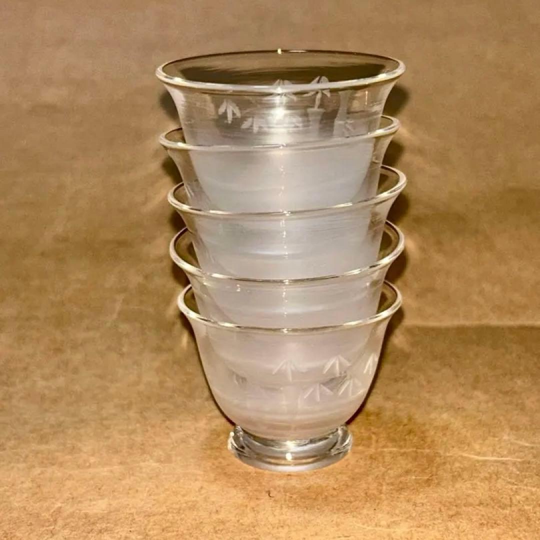 ガラス 煎茶茶碗 煎茶道具 茶道具