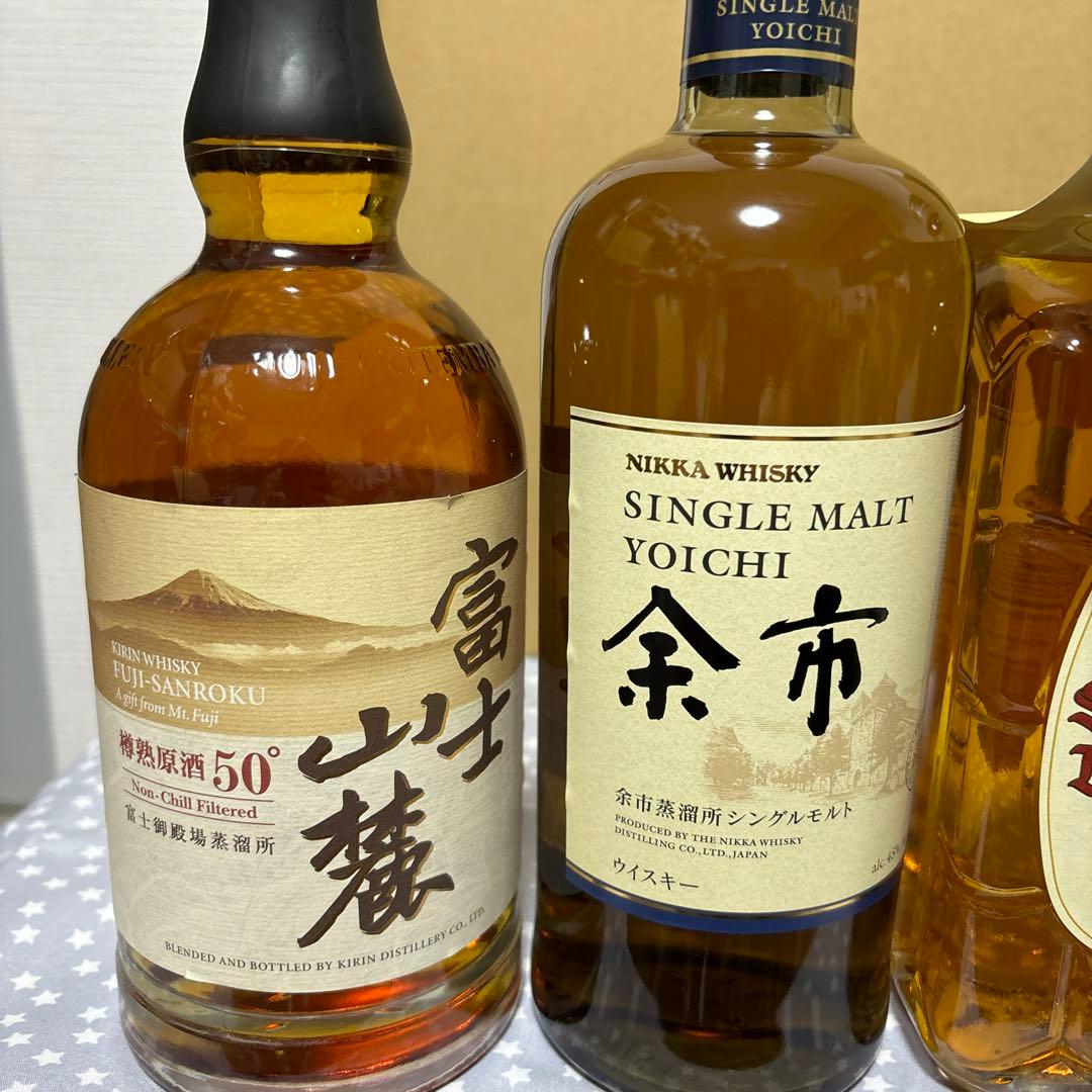 レアジャパニーズウィスキー山崎12年・響BC・白州・白角・余市・富士山麓など