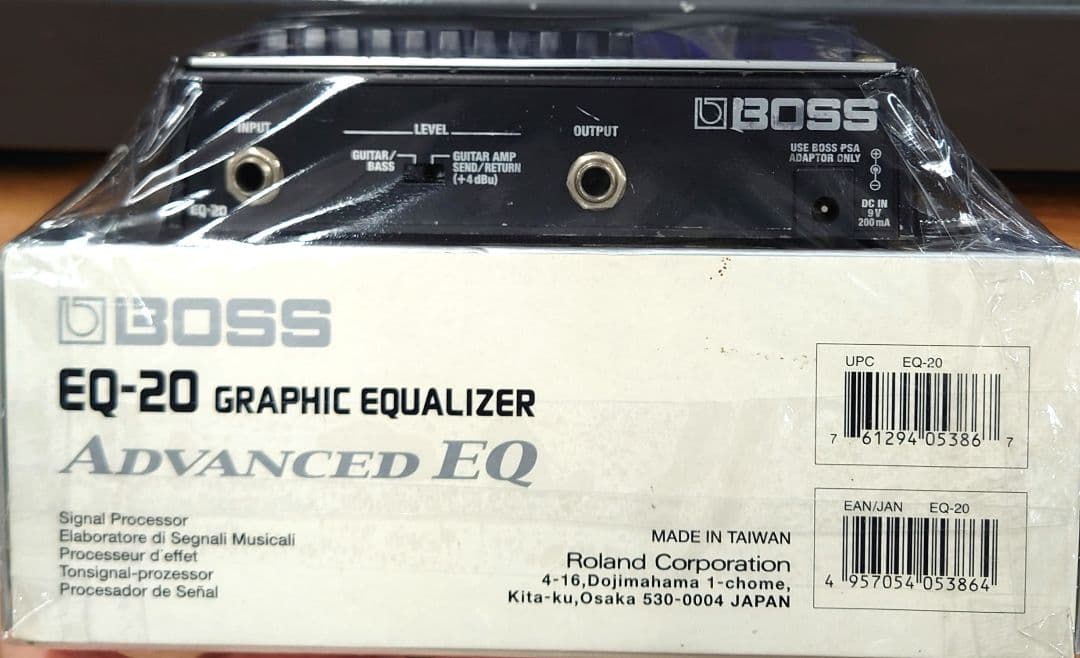 ■BOSS　EQ-20　イコライザー