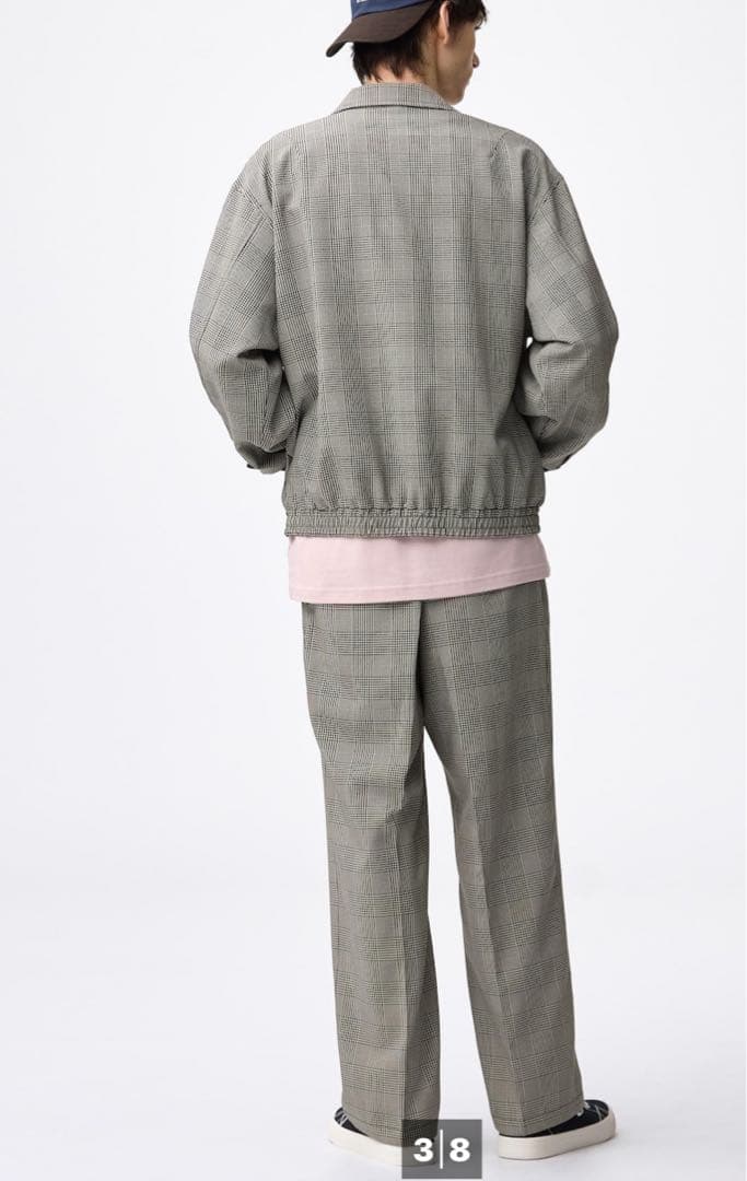 ジーユー GU ブルゾンジャケット　ワイドスラックス　上下セットアップ　新品