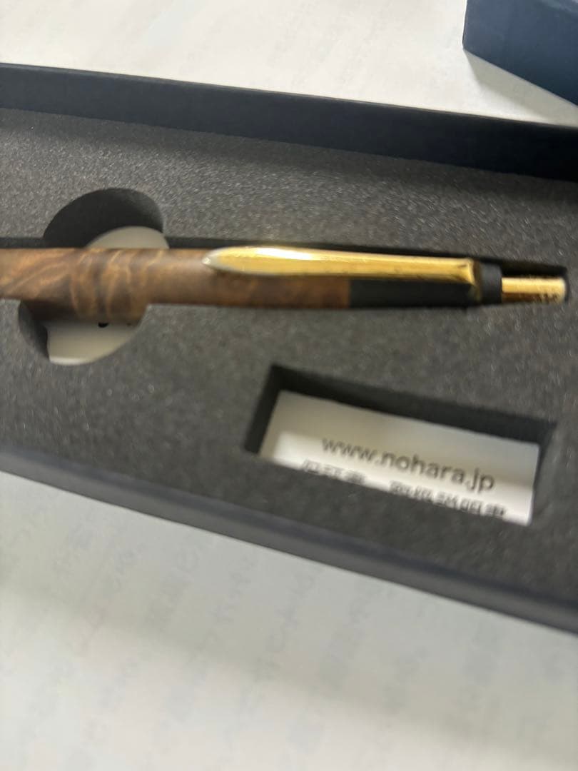 【廃盤】野原工芸 木製シャープペンシル　マーブルウッド