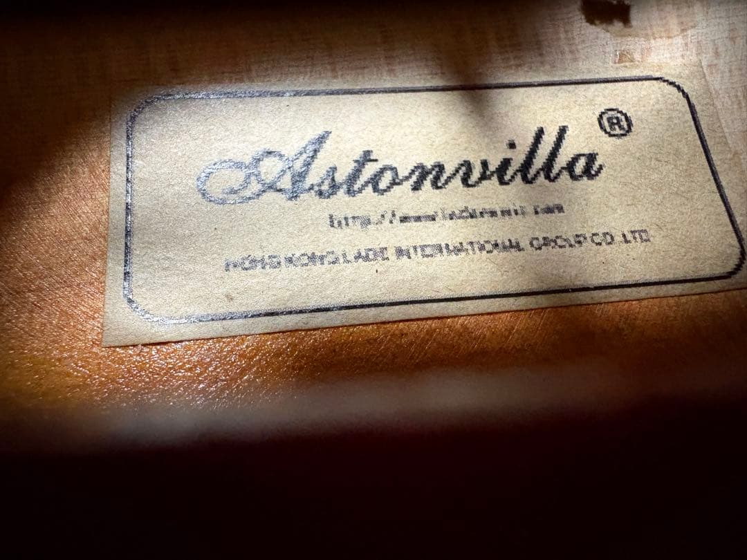 Astonvilla バイオリン　4/4サイズ　ケース付き良品1921-03-1