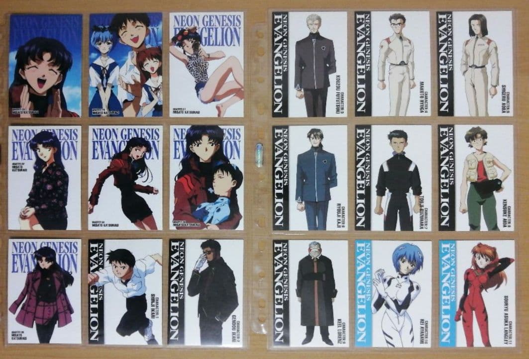 カードダスマスターズ新世紀エヴァンゲリオン第壱集 ノーマルカード 114種類ほか