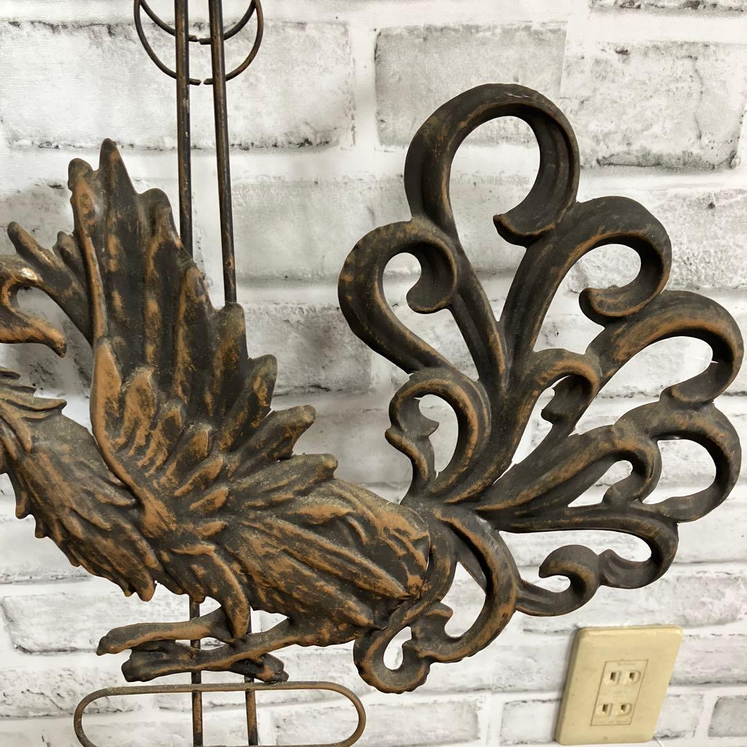 4F 希少 神戸 異人館モチーフ 風見鶏 オブジェ 置物 ヴィンテージ調