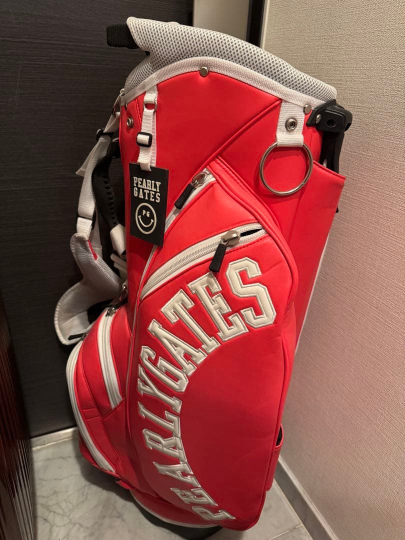 PEARLY GATES ゴルフバッグ キャディバッグ 89 レッド