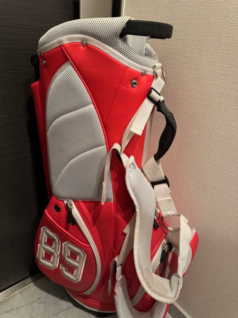 PEARLY GATES ゴルフバッグ キャディバッグ 89 レッド