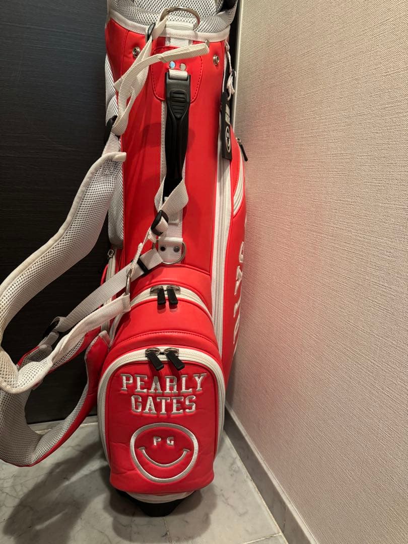 PEARLY GATES ゴルフバッグ キャディバッグ 89 レッド