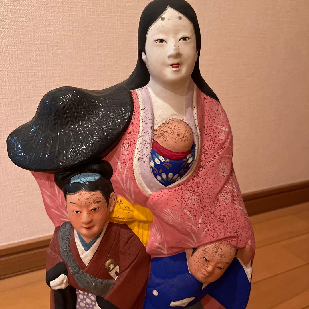 筑芳津屋埼人形？　女性と子供