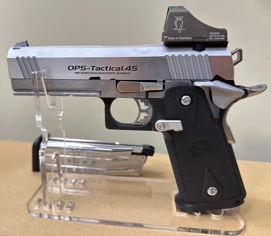 東京マルイ ハイキャパ デュアルステンレス ドクタータイプドットサイト カスタム