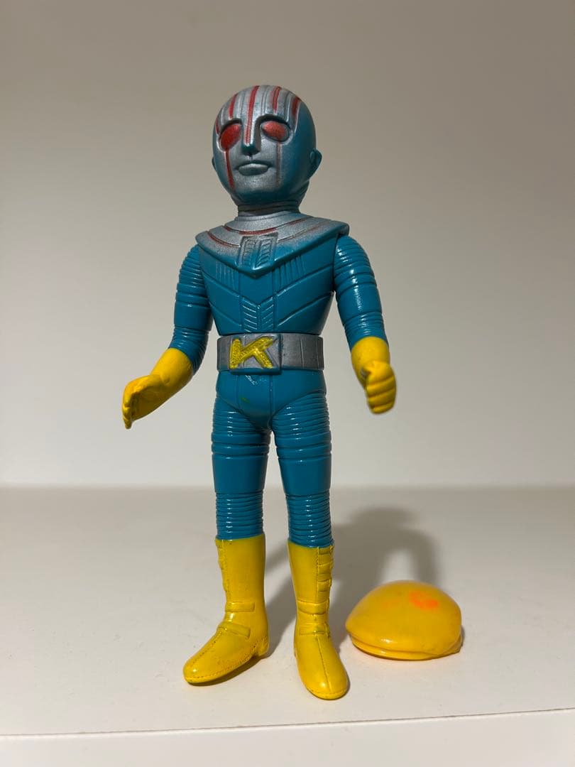 【激レア】　ロボット刑事　帽子あり　当時物　ソフビ　昭和　特撮