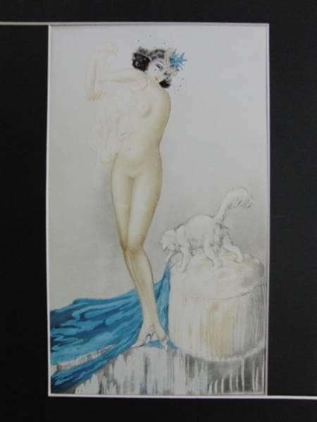 ルイ・イカール、「スリップ」、豪華限定版画集画・定価１０万円/額付