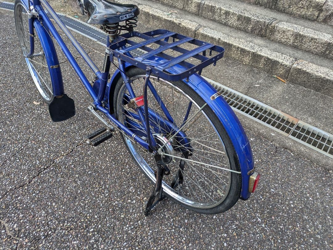 美品　宮田 　実用車　昭和　レトロ　自転車　整備済み　ロッドブレーキ