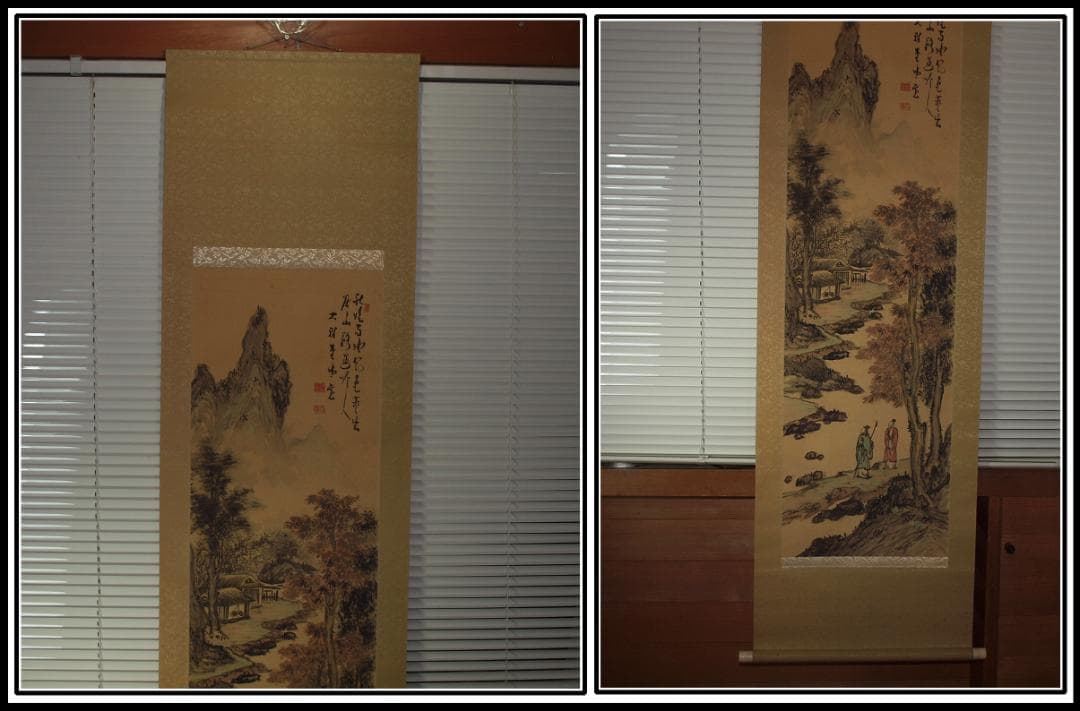 古民家整理品　日本江戸時代肉筆掛け軸そ※激安骨董品 X844C16-6
