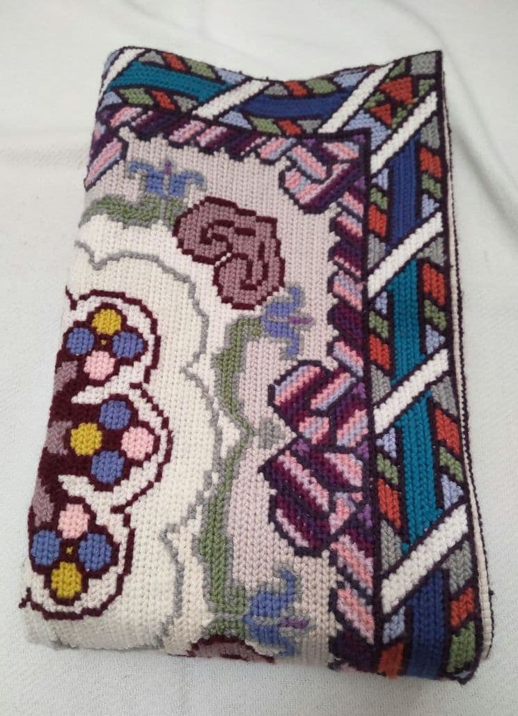 フランスアンティーク 刺繍 壁飾り ハンドステッチ タペストリー ポスター#5