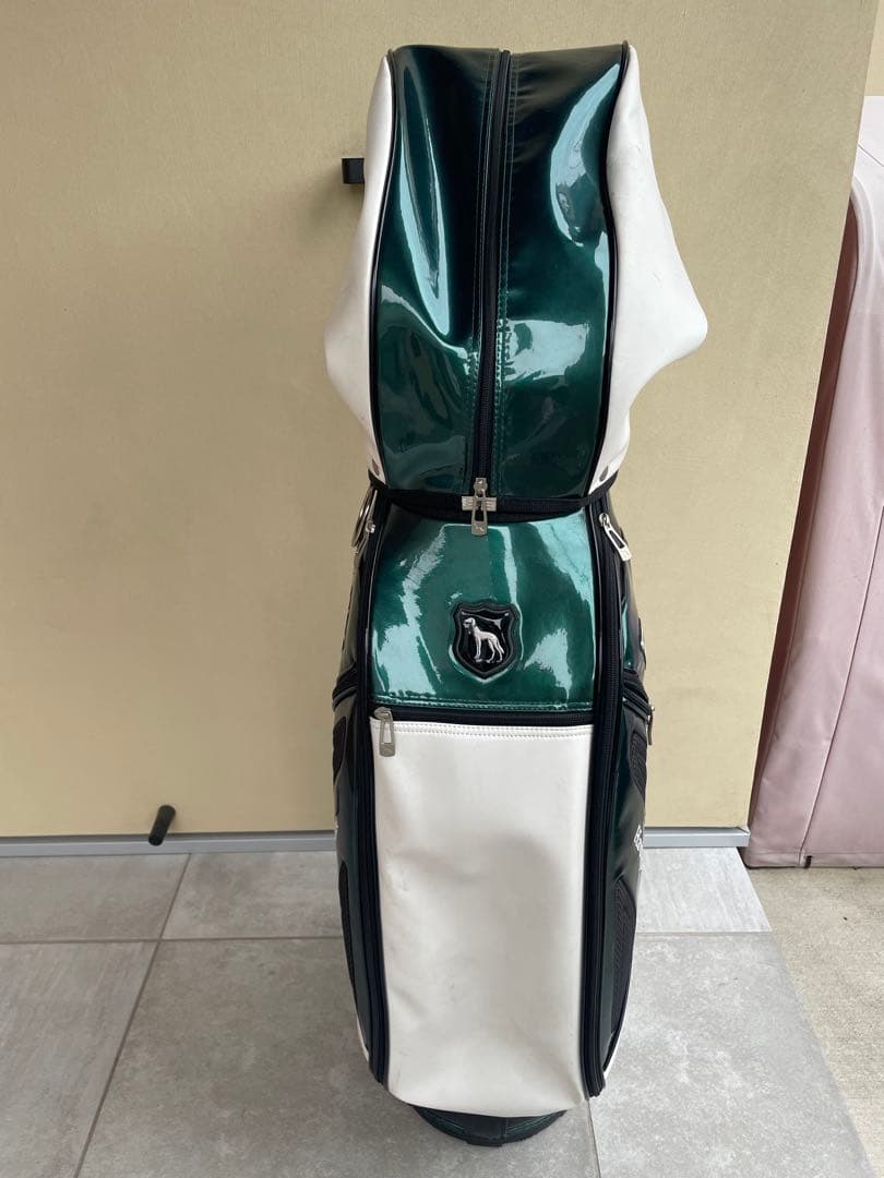 adabat キャディバッグ 緑と白