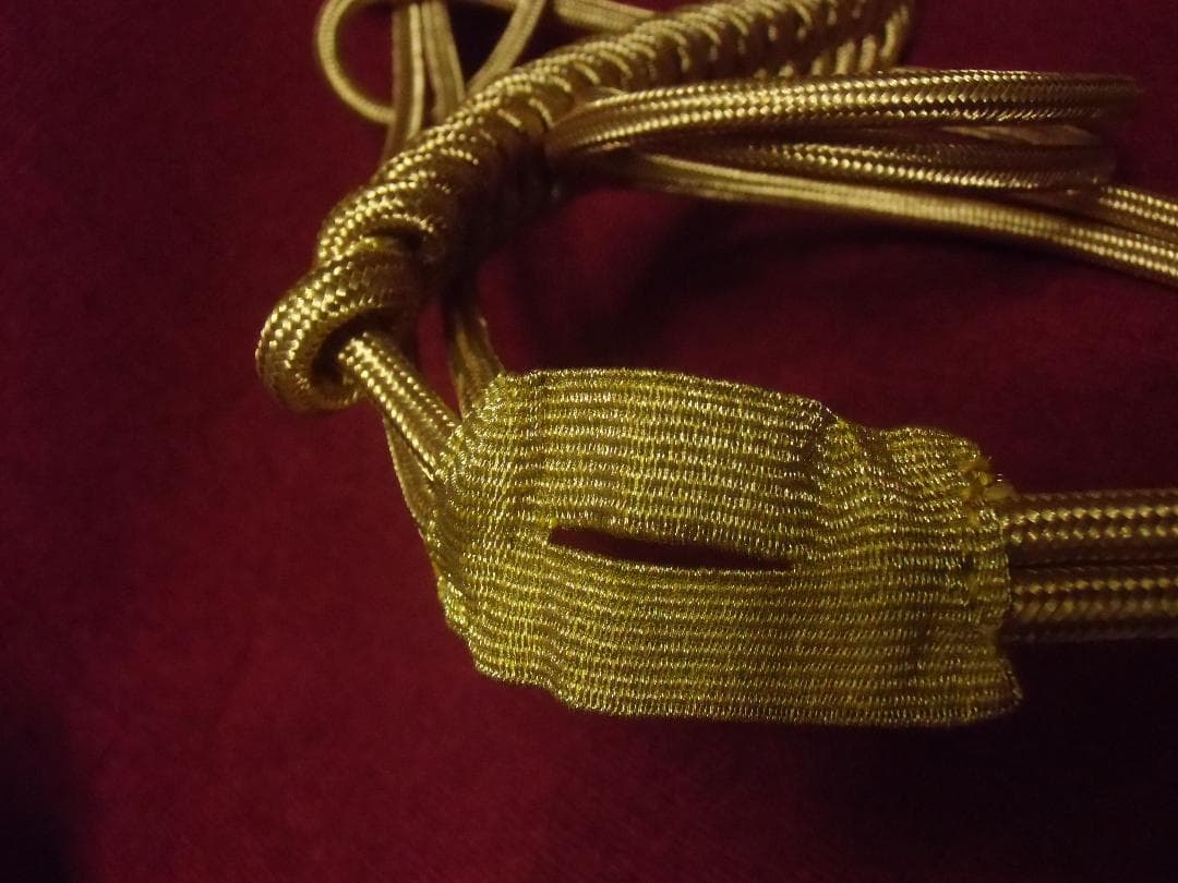 m*x様 BWドイツ軍/連邦軍＊参謀飾緒ＧＯＬＤ（実物）