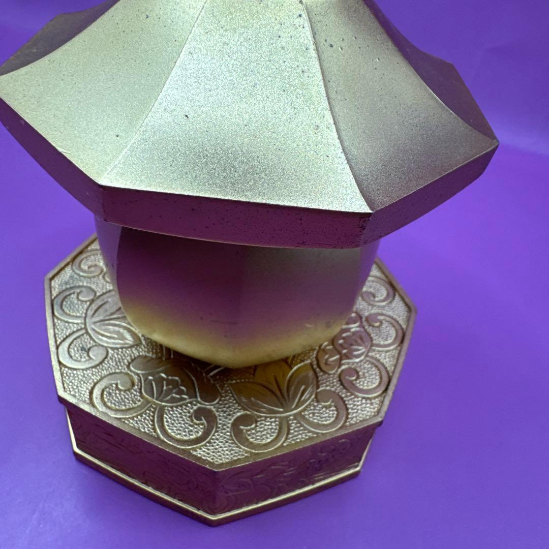実家整理品　八角五輪塔　？　重さ　約1335g