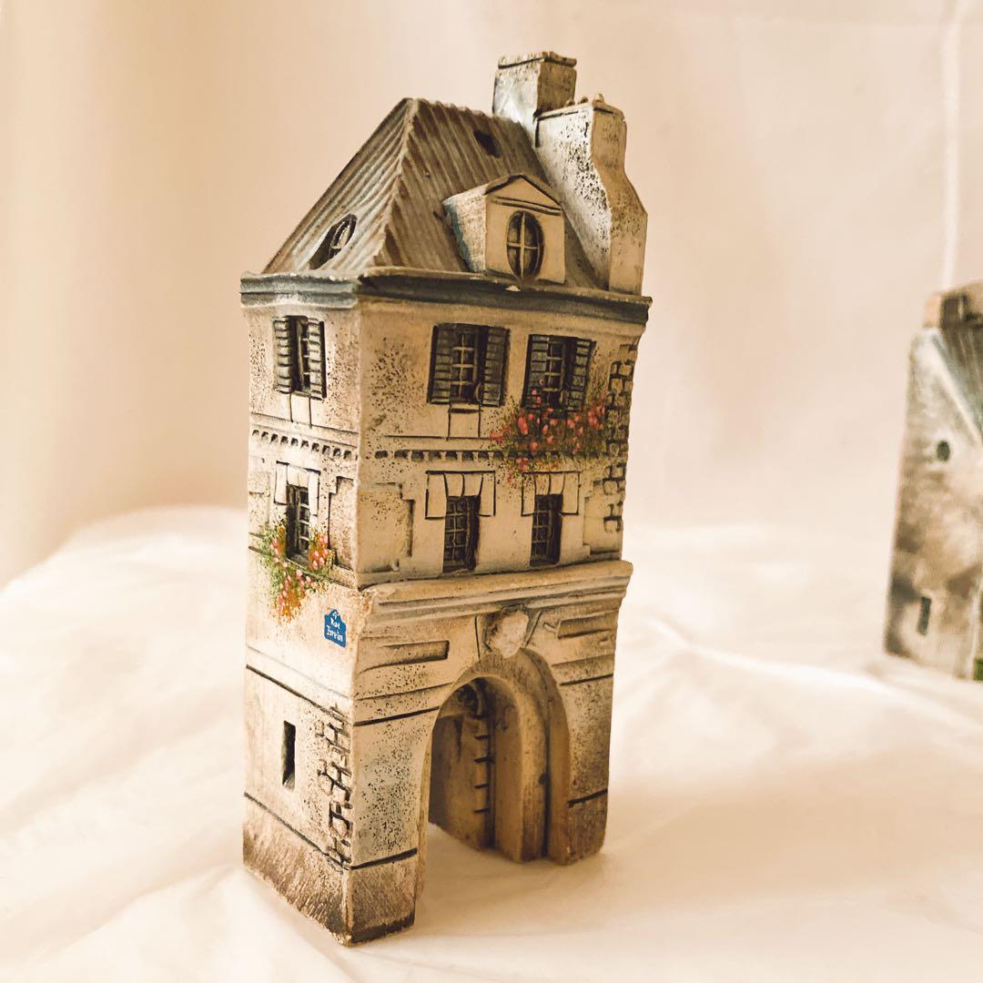 gault house ゴーハウス　ミニチュア置物　陶芸　フランス　Jカールトン