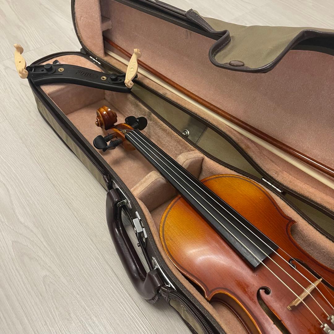 スズキ バイオリン 1/4 サイズ No.300 本体 肩当て、ケース付き