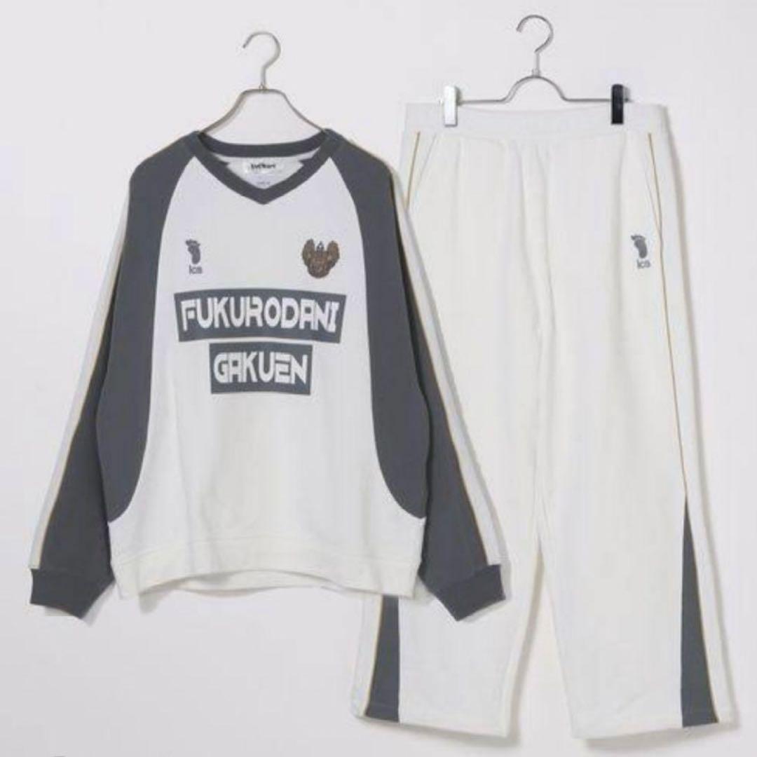ハイキュー andst 刺繍プリントスウェットクルー&パンツ M