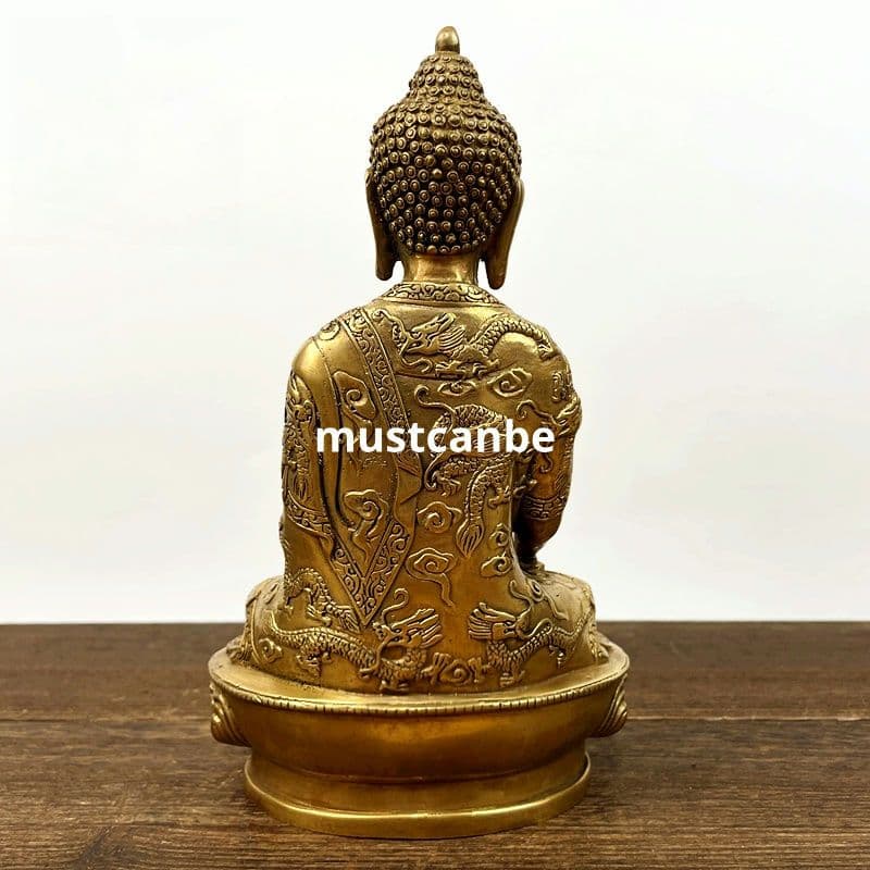チベット密教仏像 薬師仏 阿弥陀仏 釈迦牟尼仏 三宝仏仏像 銅製品 辟邪開運置物