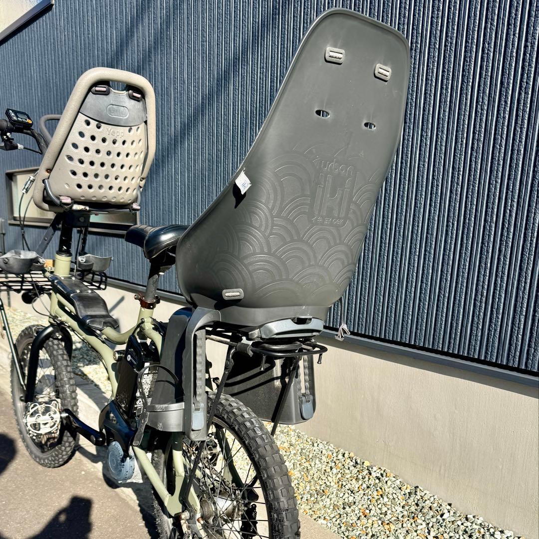 Panasonic ez カスタム　電動アシスト自転車 前後チャイルドシート付き