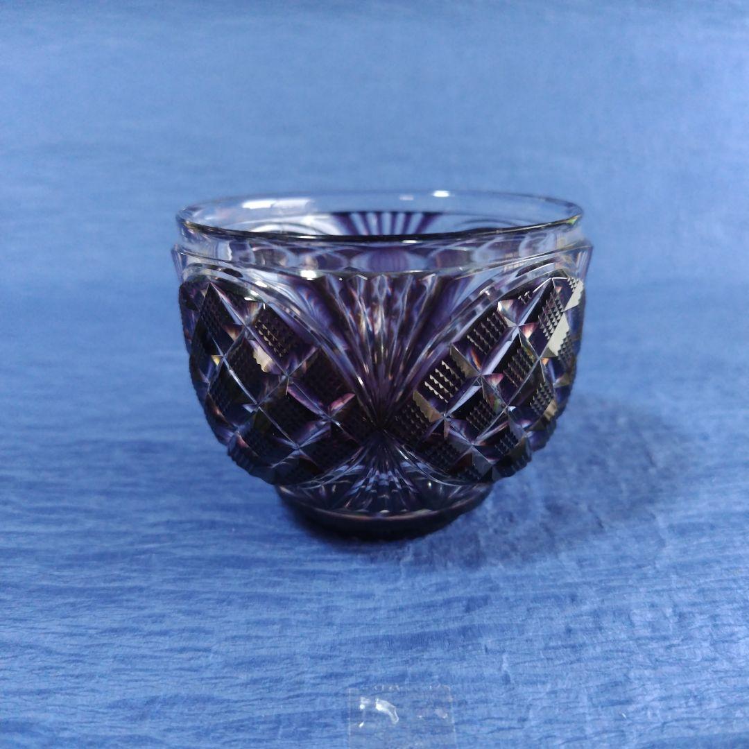 島津薩摩切子　色被せガラス　　盃　小鉢　ガラス　レトロ