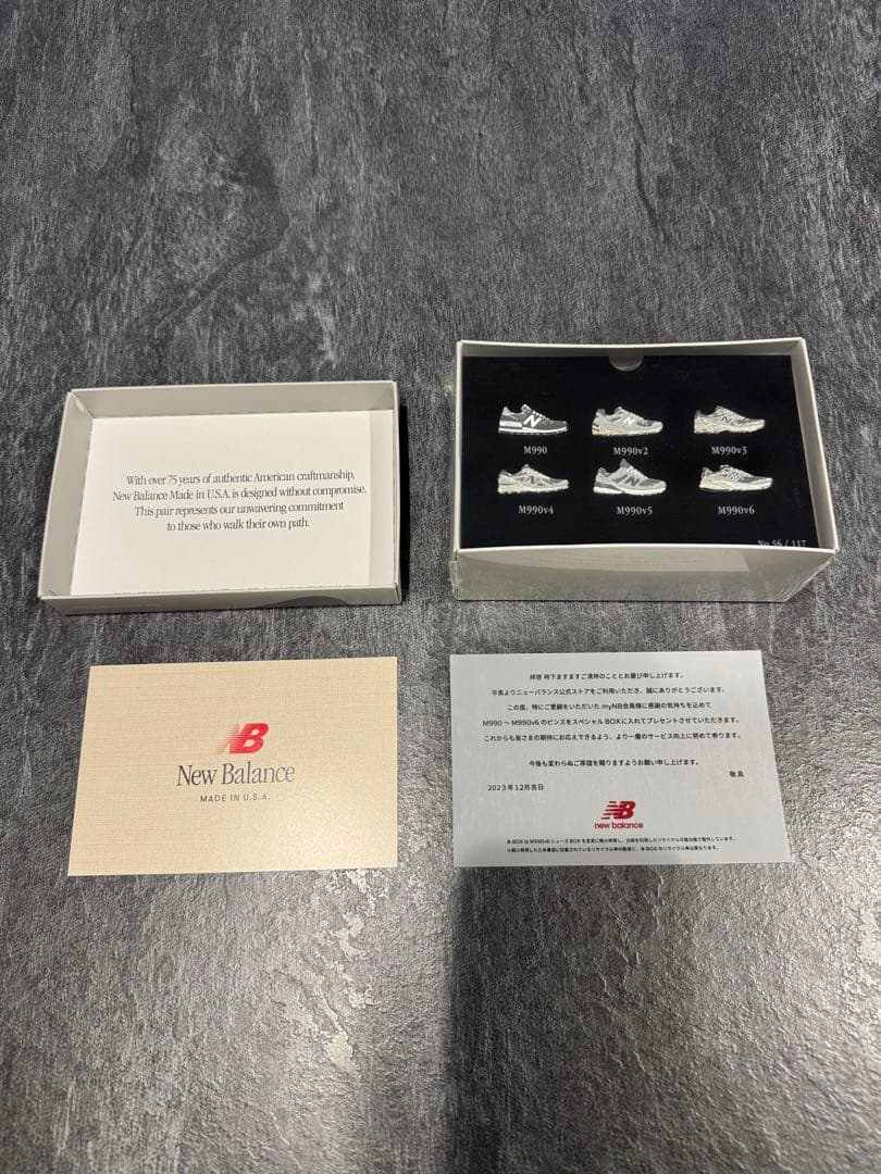 New Balance 990 ピンズ スペシャルBOX