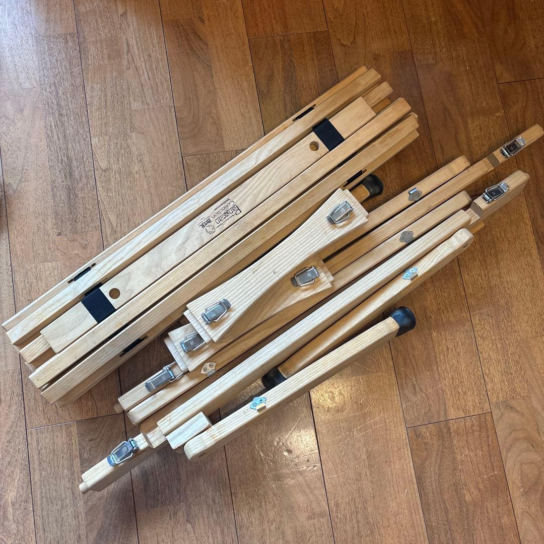 【Byer of Maine】USAブランド A&F 折りたたみ木製テーブル