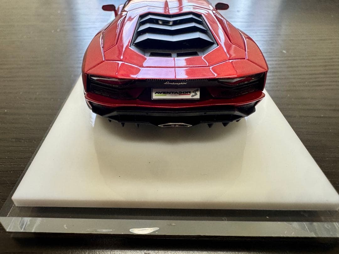 Lamborghini Aventador S 赤1/43 Make Up製