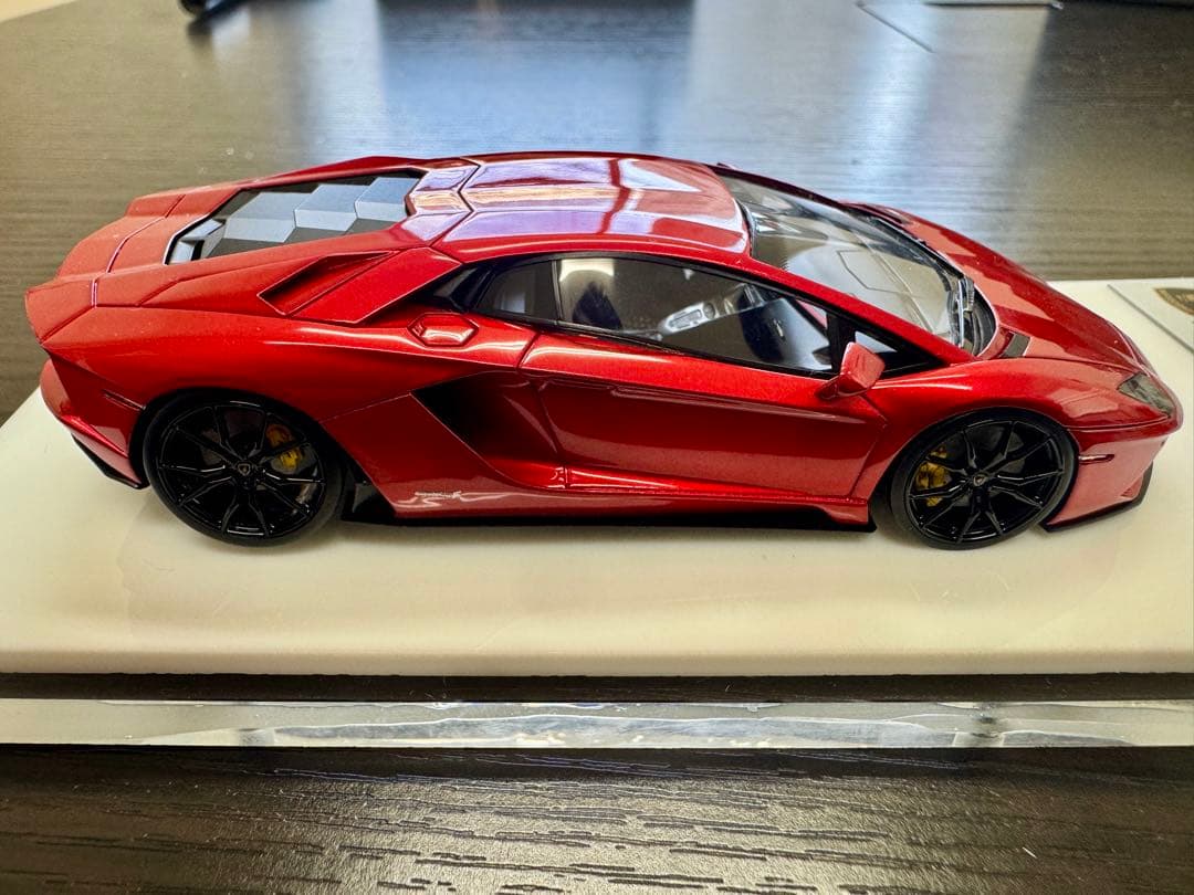 Lamborghini Aventador S 赤1/43 Make Up製
