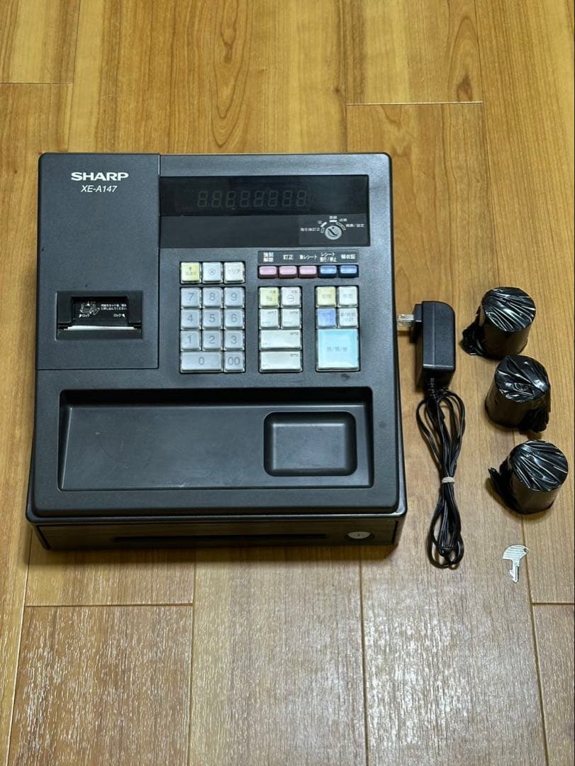 SHARP XE-A147 ブラック レジスタ