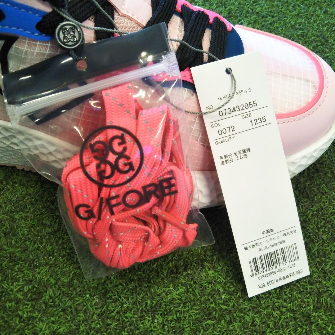 新品 G/FORE ゴルフシューズ 女性用 ピンク/ブルー 23.5cm