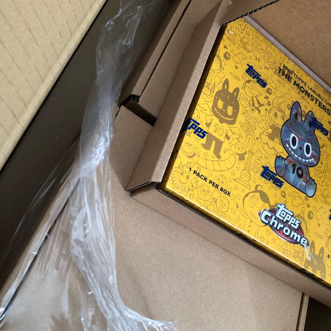【新品未開封品】2025 ToppsLabubu 1box シュリンク付 5個