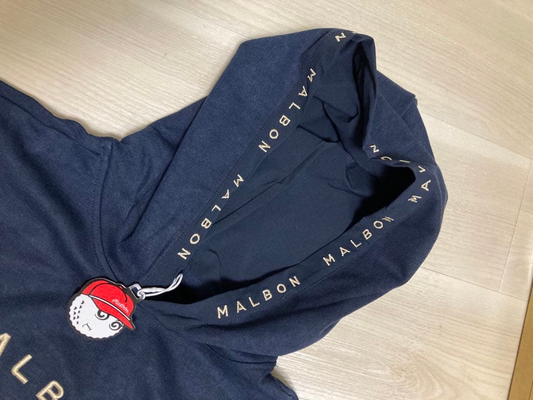 1点のみマルボンゴルフ パーカー トレーナーメンズネイビーLサイズ