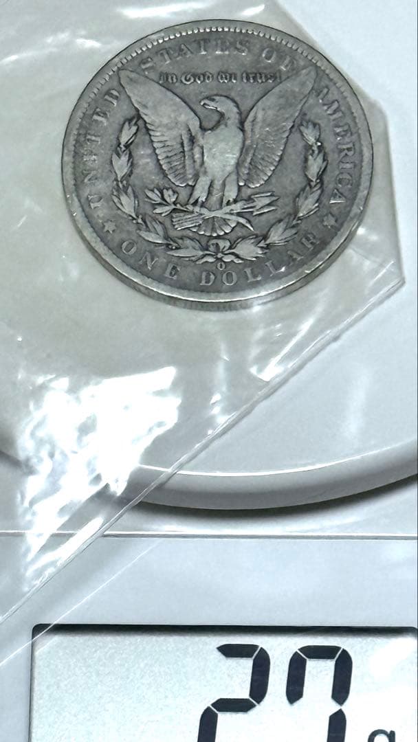 モルガン銀貨　1885年 O silver900